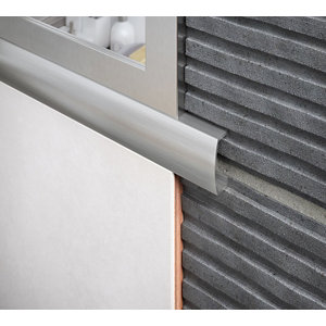 Listel aluminium chromé 20 mm le listel - H. 20 mm