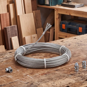 Cable acier 10m - 2 mm