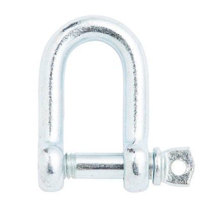 Manille droite Diall 1.6 cm en acier - vue 2