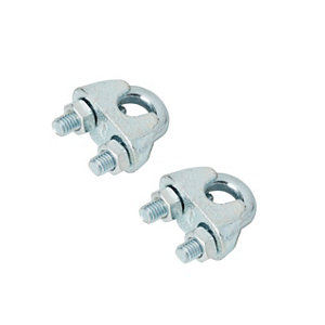 2 serre-câbles étriers Ø 5 mm