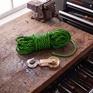 Corde torsadée PP - 50 m x 10 mm - Vert