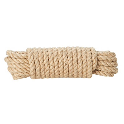 Corde torsadée en jute Diall ø10 mm 10 - vue 2