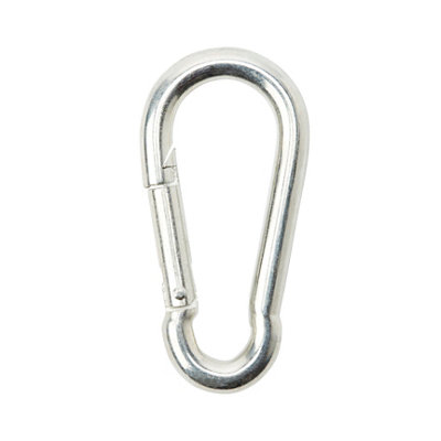 Porte mousqueton type pompier Diall 6 cm - vue 1