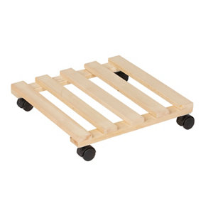 Support roulant pin carré 35 x 35 cm