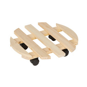 Support roulant pin rond 35x35cm