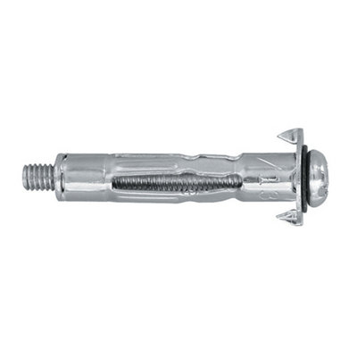 25 chevilles Diall murs creux PZ M5x52mm - vue 1