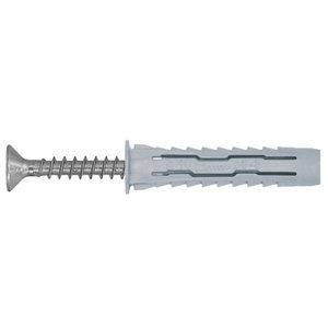 50 chevilles nylon universelles 5x25 + vis