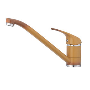 Robinet mitigeur évier "Huka" marron