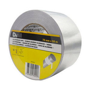 Ruban adhésif aluminium haute température 50 m x 75 mm