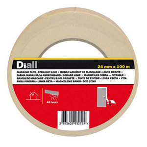 Ruban adhésif de masquage beige 24 mm x 100 mètres