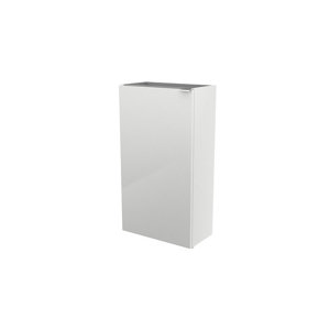 Lave main à poser blanc "Imandra" - L. 44 x H. 79 x P. 23 cm