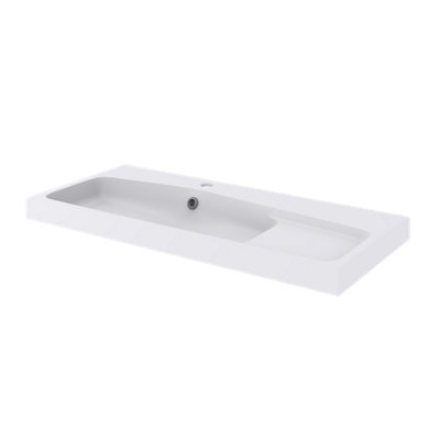 Plan vasque en résine .100 cm GoodHome Mila - vue 2