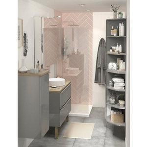 Lot de 2 pieds ajustables en bois "Portloe"