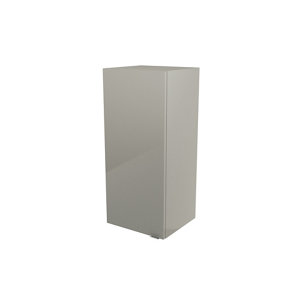 Armoire de salle de bains taupe Imandra L.40 x H.90 x P.36 cm