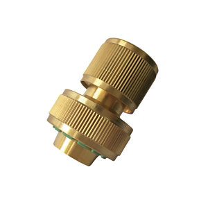 Raccord rapide en laiton pour tuyau - Ø 15 à 19 mm