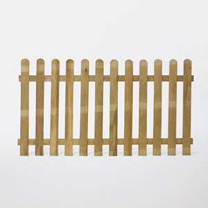 Palissade pin "Mekong" L. 1,80 m x H. 1 m