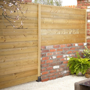 Lame de clôture pin "Neva" - L. 1,80 m x 14,5 cm x Ép 21 mm