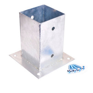 Support pour poteau bois à fixer - 90 mm x 90 mm