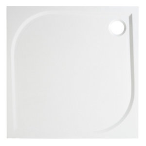 Receveur de douche carré extraplat 90 x 90 cm en résine