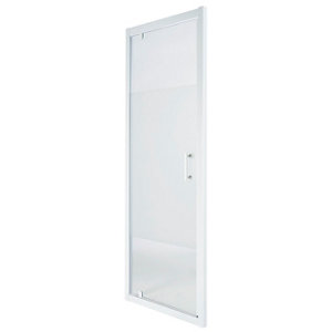 Porte de douche pivotante "Onega" l. 80 cm en verre aspect dépoli