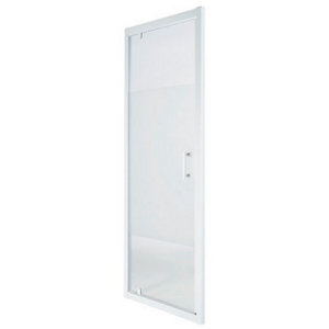Porte de douche pivotante "Onega" l. 90 cm en verre aspect dépoli