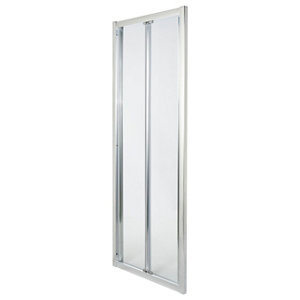 Porte de douche pliante "Onega" 2 volets l. 90 cm en verre transparent