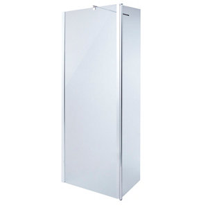 Paroi de douche à l'Italienne Walk-In + retour "Onega"  l.125 cm en verre transparent