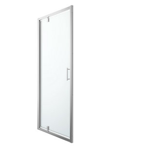Porte de douche pivotante "Beloya" l.90 cm en verre transparent