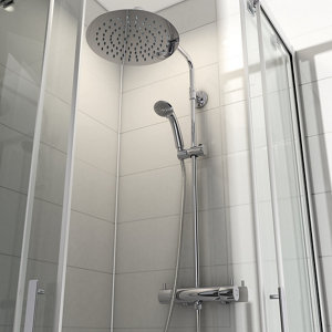 Colonne de douche thermostatique "Weddell" - 3 jets