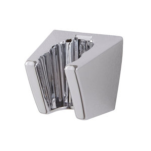 Support douchette abs chrome fixation mural la pièce