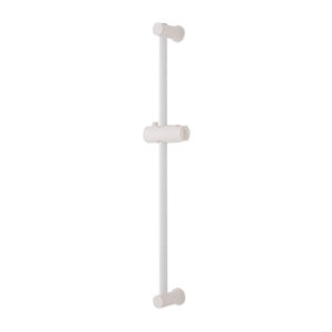 Barre de douche ajustable - Blanc - L. 64,5 cm x Ø 20mm