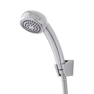 Douchette Ø 7 CM et support chrome "Zaina" 1 jet