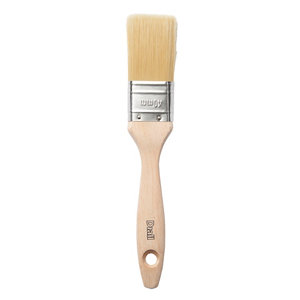Pinceau plat manche en bois - 40 mm