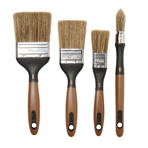 Lot de 4 pinceaux spécial lasure