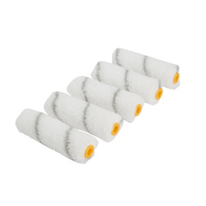 5 manchons murs et plafonds surface rugueuse 100 mm