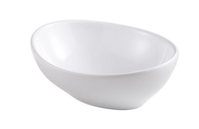 Vasque à poser ovale céramique GoodHome Nessa - vue 2