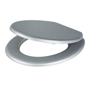 Abattant wc en bois moulé "Palmi" - Gris