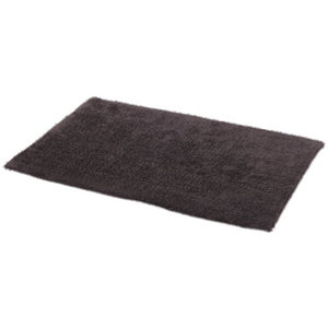 Tapis de bain gris foncé 50 x 80 cm "Diani"