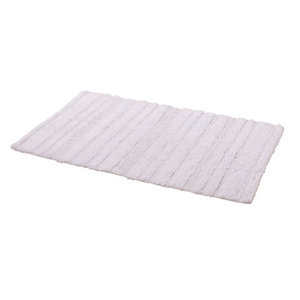 Tapis de bain blanc 50 x 80 cm "Vorma"