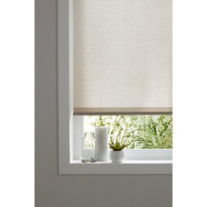 Store enrouleur tamisant polyester lin l. 90 x h. 180 cm