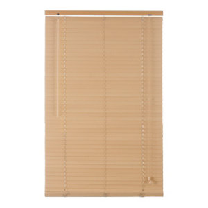 Store vénitien bois finition chêne clair l. 90 cm x h. 180 cm