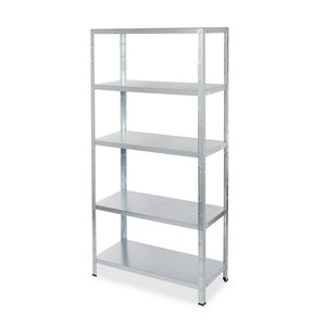Étagère garage en métal "Axial" 5 tablettes - H.180 x L.90 x P.40 cm