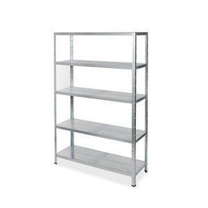 Étagère garage en métal "Axial" 5 tablettes - H.180 x L.120 x P.40 cm