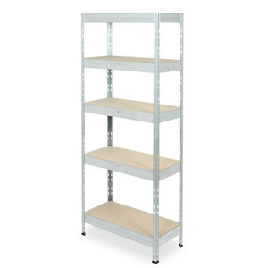 Étagère garage bois / métal "Exa" 5 tablettes - H.180 x L.75 x P.35 cm