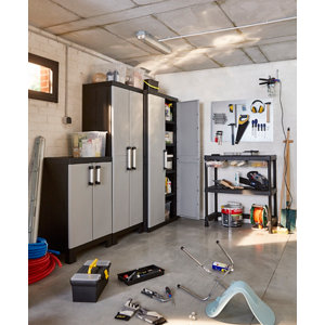 Armoire haute xl résine H. 182 x l. 89 x p. 54 cm