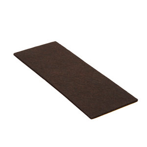 Patin feutre marron 215 x 80 mm