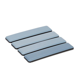 Lot de 4 patins auto-adhésifs marron 24 x 100 mm