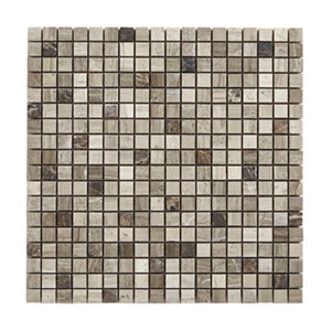 Mosaïque sol/mur "Catane" beige - l. 30 x L. 30 cm