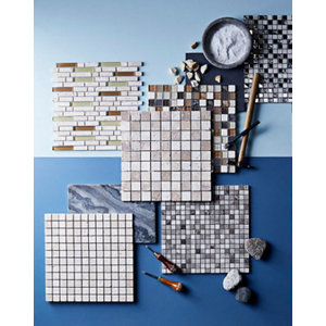 Mosaïque "Triesto" mix beige - l. 30 x L. 30 cm