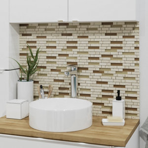 Mosaïque "Cagliari" beige - l. 30 x L. 30 cm